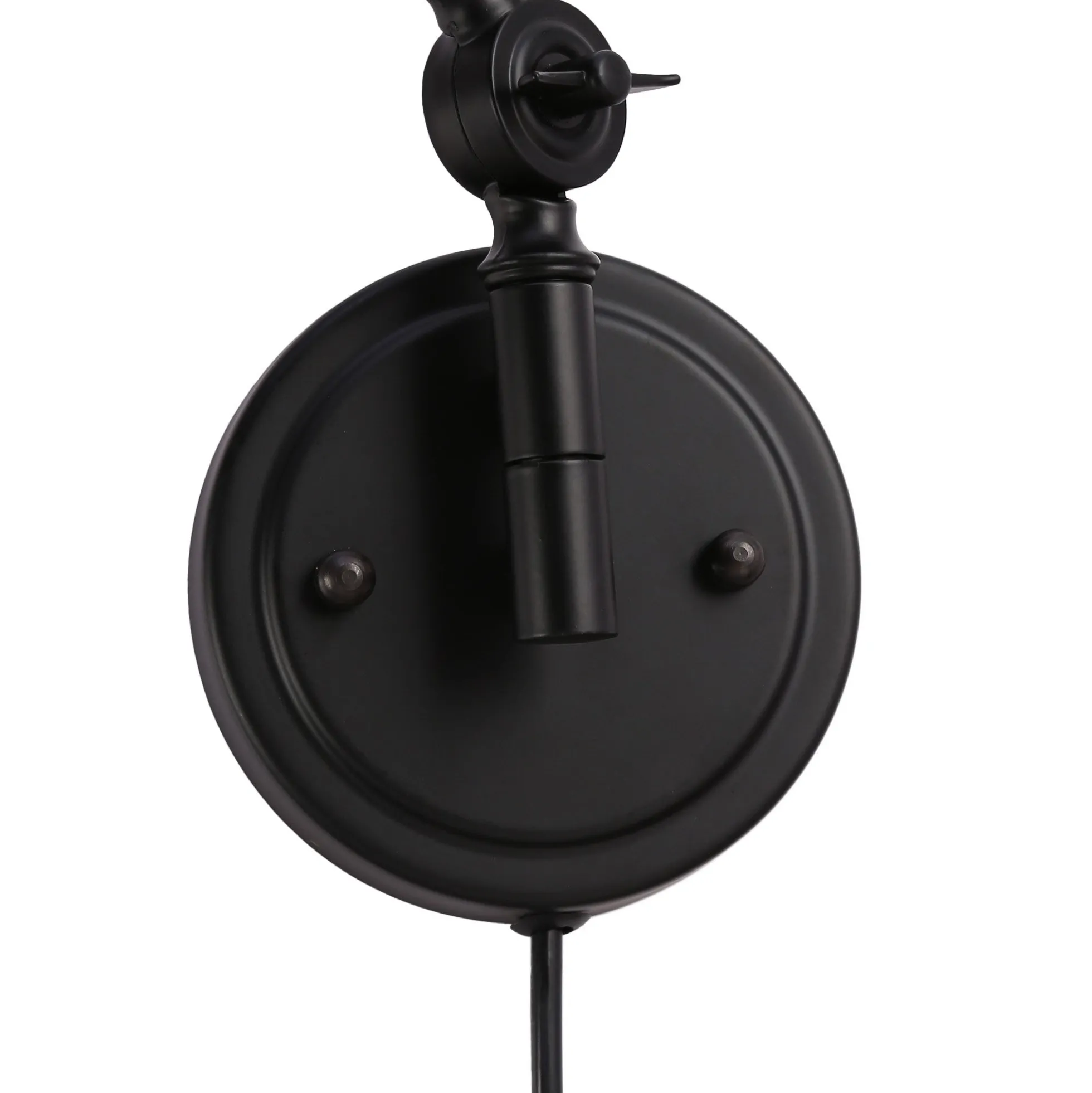 Aplique de pared vintage orientable con cable y enchufe "Tika"