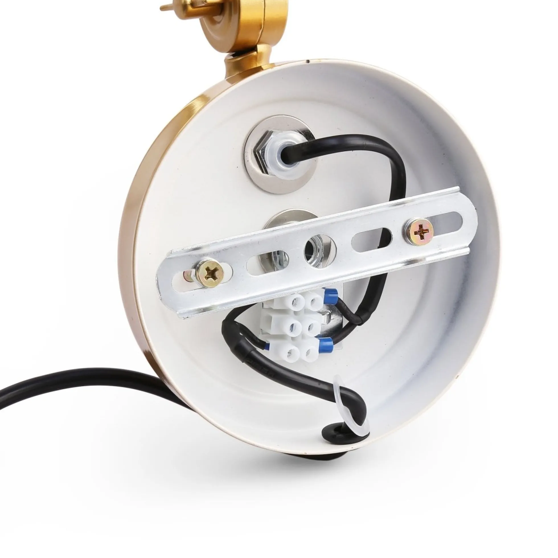 Aplique de pared vintage orientable con cable y enchufe "Tika"