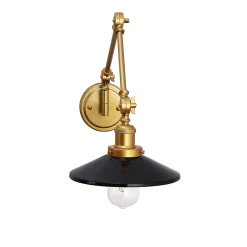 Aplique de pared vintage orientable