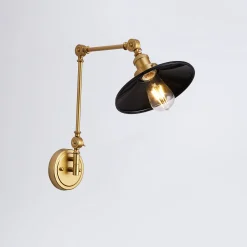 Aplique de pared vintage orientable