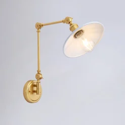 Aplique de pared vintage orientable