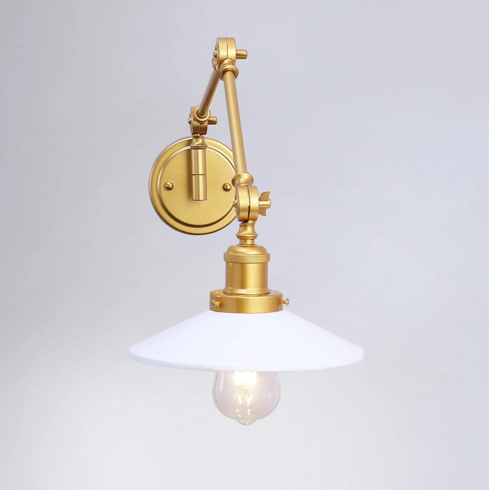 Aplique de pared vintage orientable "Wallen"