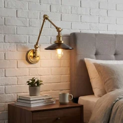Aplique de pared vintage orientable