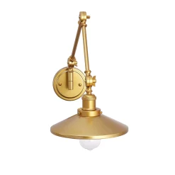 Aplique de pared vintage orientable