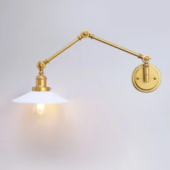 Aplique de pared vintage orientable