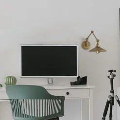 Aplique de pared vintage orientable