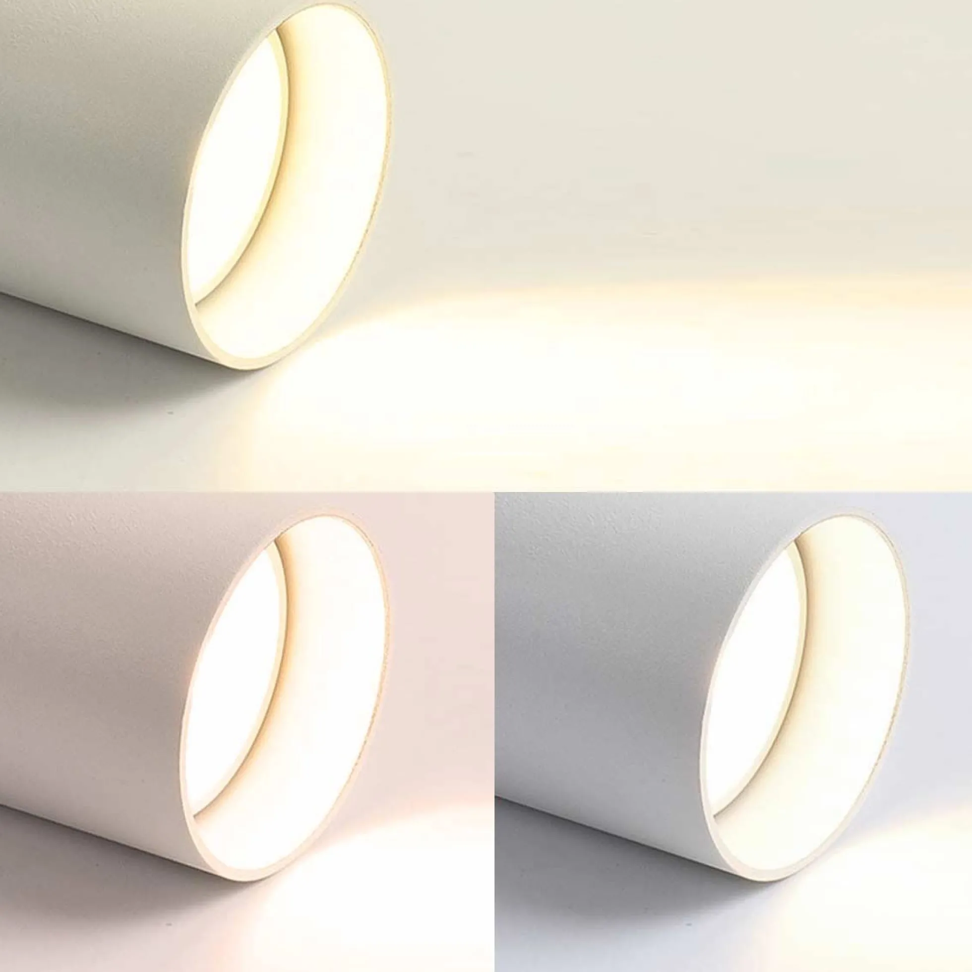 Aplique de pared y techo "TUB" - GU10 - Orientable 360º
