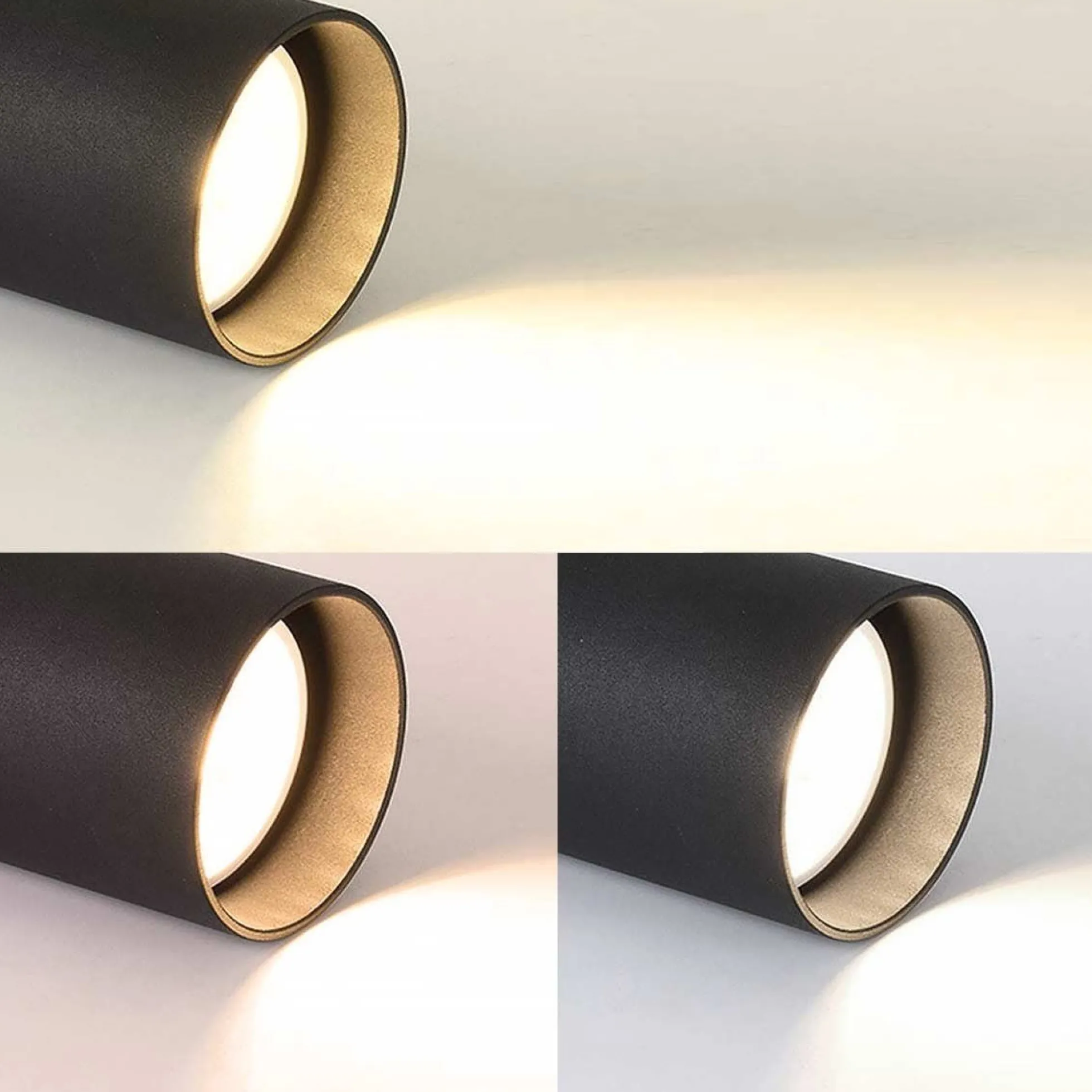 Aplique de pared y techo "TUB" - GU10 - Orientable 360º