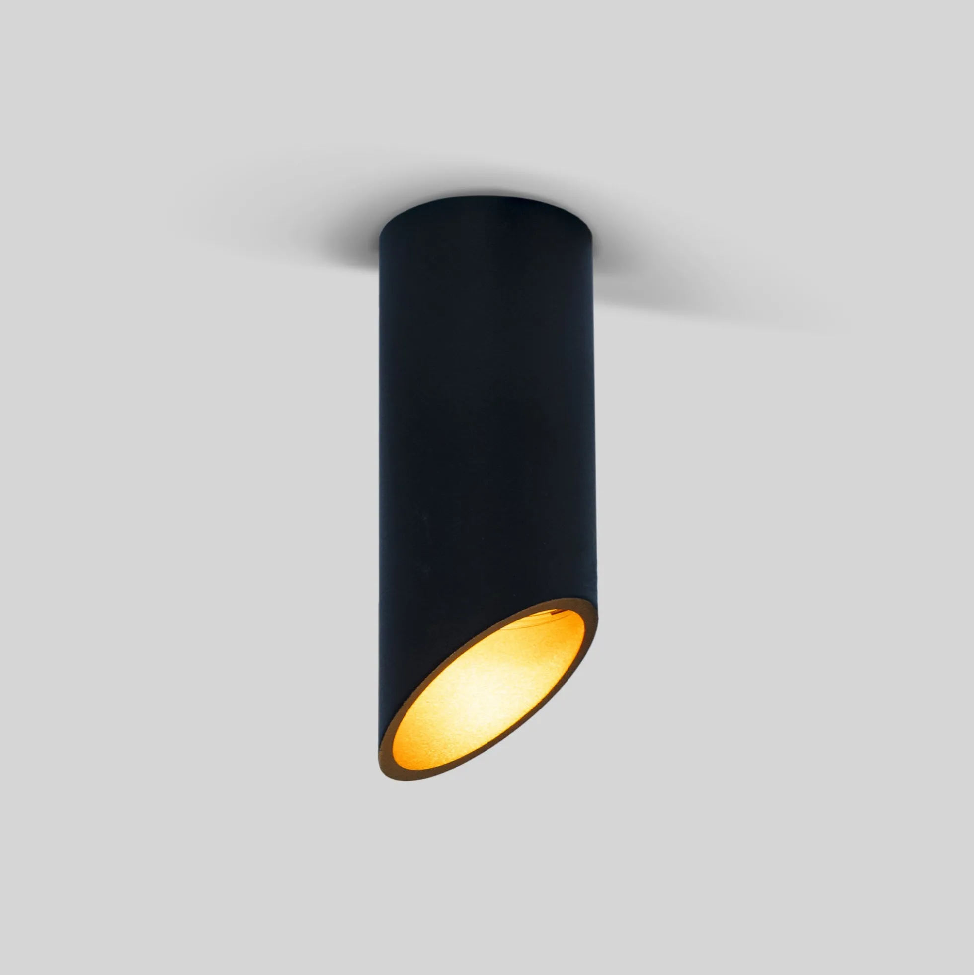 Aplique de techo aluminio "Malvi" - Biselado - 15cm - GU10