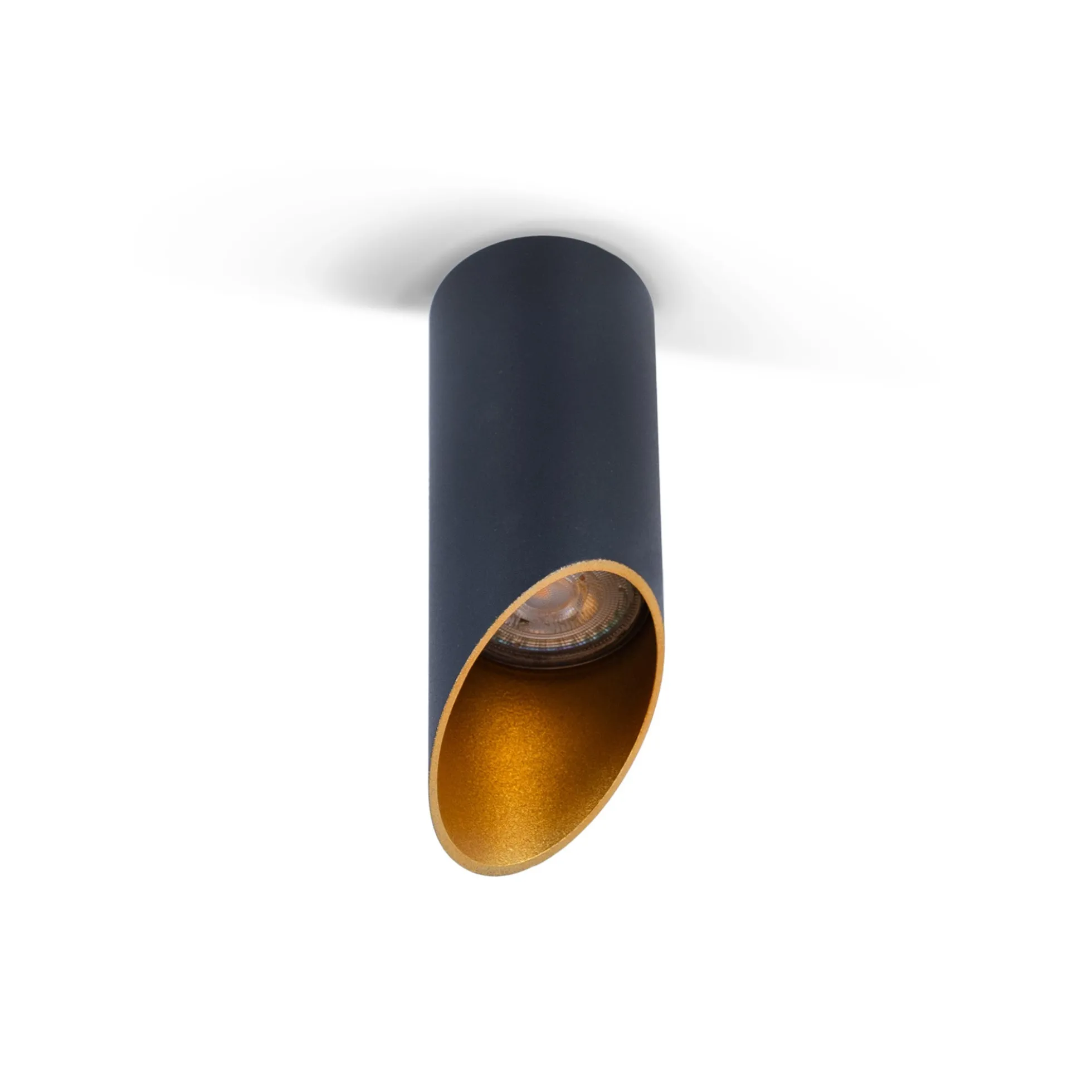 Aplique de techo aluminio "Malvi" - Biselado - 15cm - GU10
