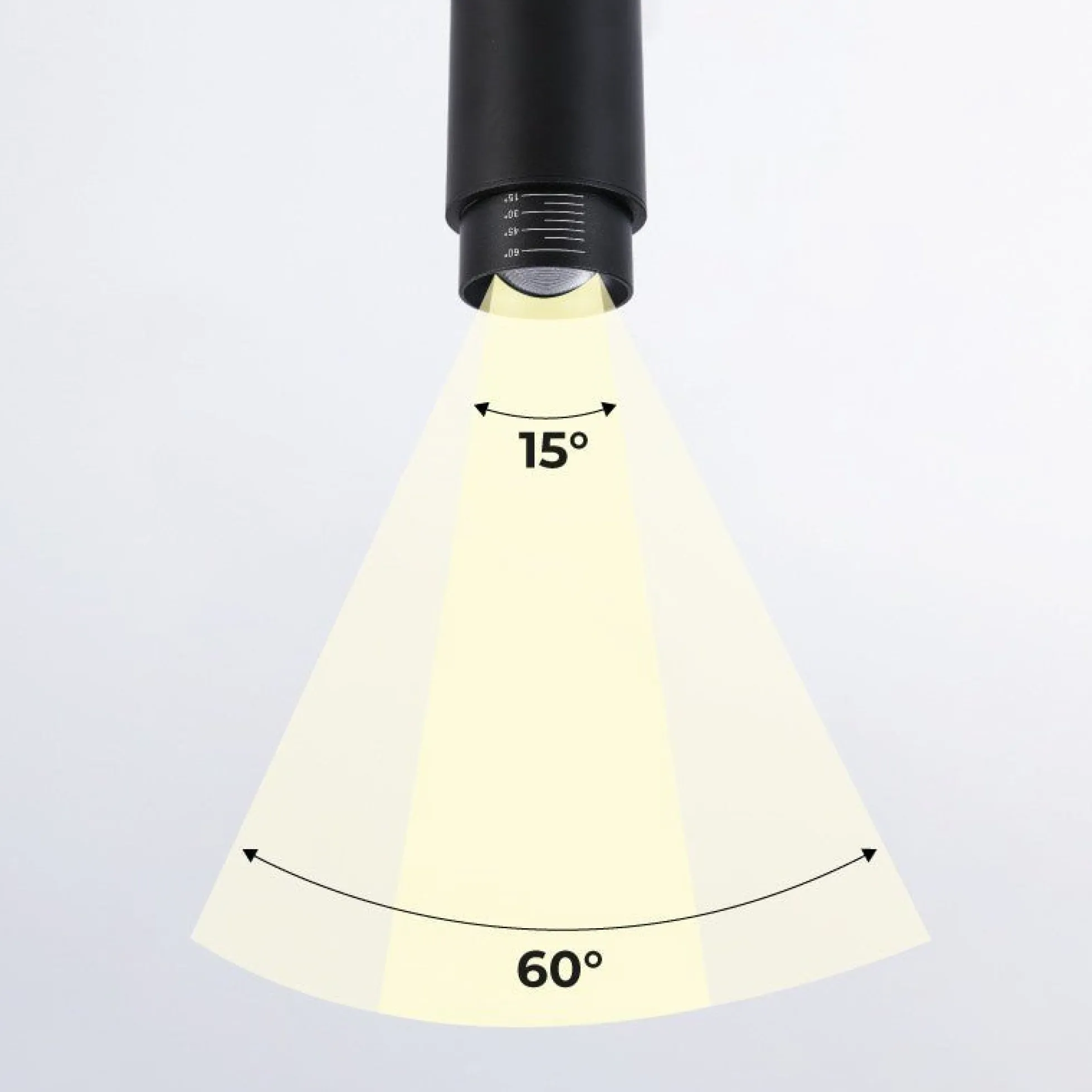 Aplique de techo LED 8W - Ángulo lumínico ajustable - 2800K