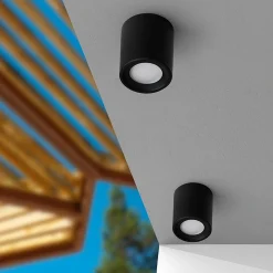 Aplique de techo "LIVIA 90" FUMAGALLI - GU10 - 6W - IP55