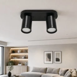 Aplique de techo orientable - 2 x GU10 - Bajo UGR