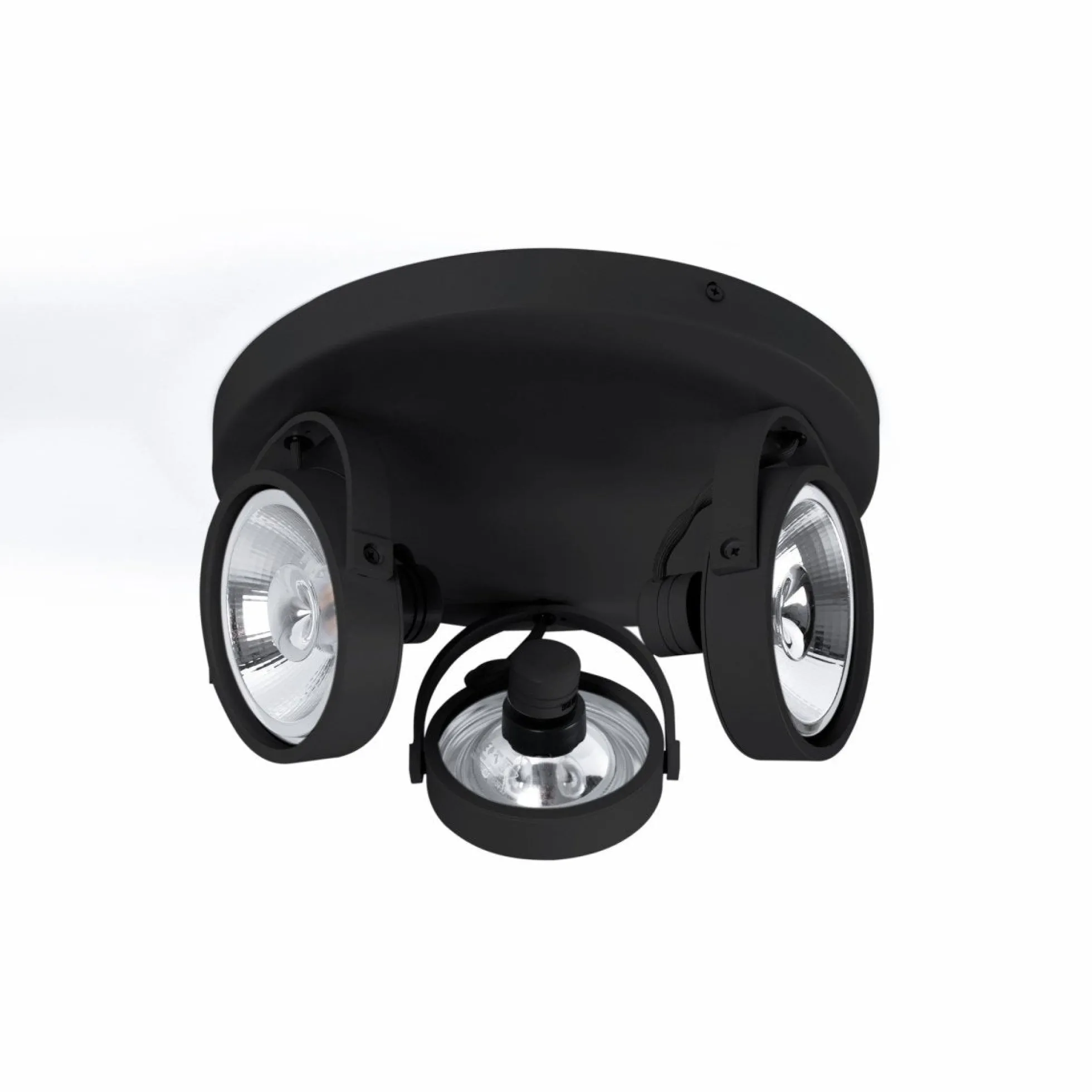 Aplique de techo triple orientable "IRIS 3" + 3 bombillas AR111