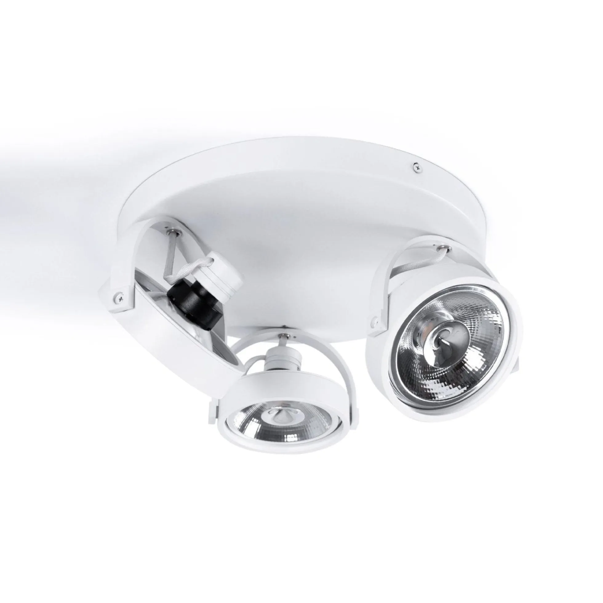 Aplique de techo triple orientable "IRIS 3" + 3 bombillas AR111