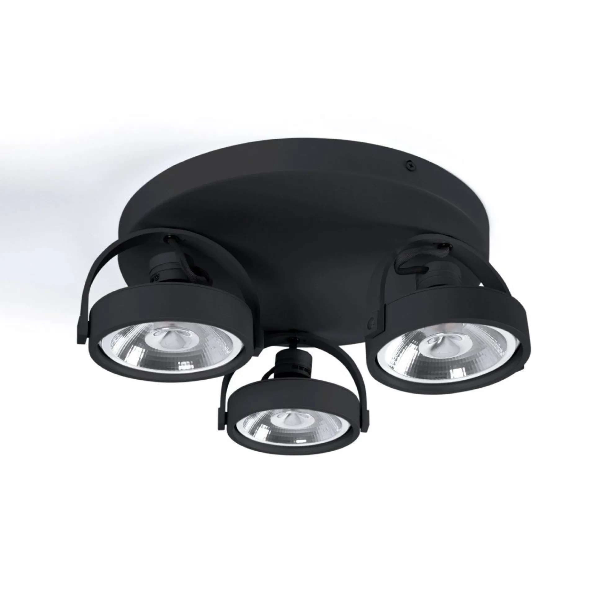 Aplique de techo triple orientable "IRIS 3" + 3 bombillas AR111