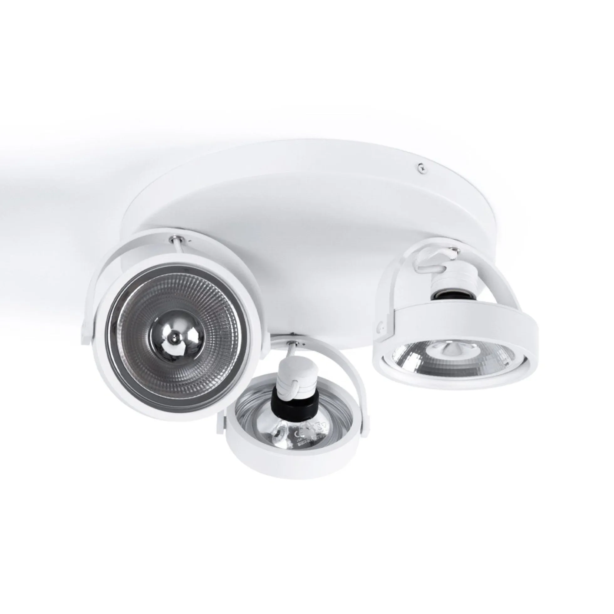Aplique de techo triple orientable "IRIS 3" + 3 bombillas AR111