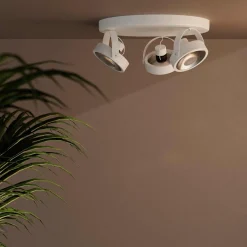 Aplique de techo triple orientable