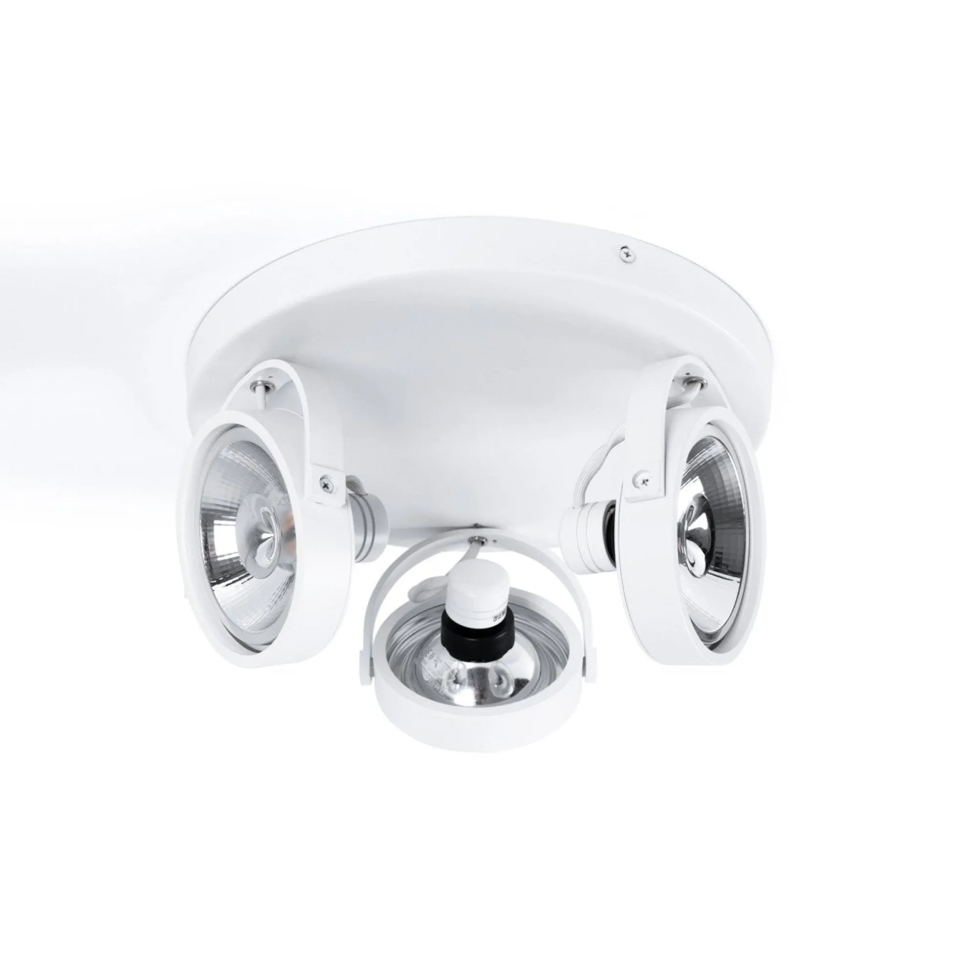 Aplique de techo triple orientable "IRIS 3" + 3 bombillas AR111