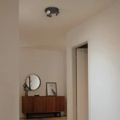 Aplique de techo triple orientable