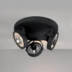 Aplique de techo triple orientable