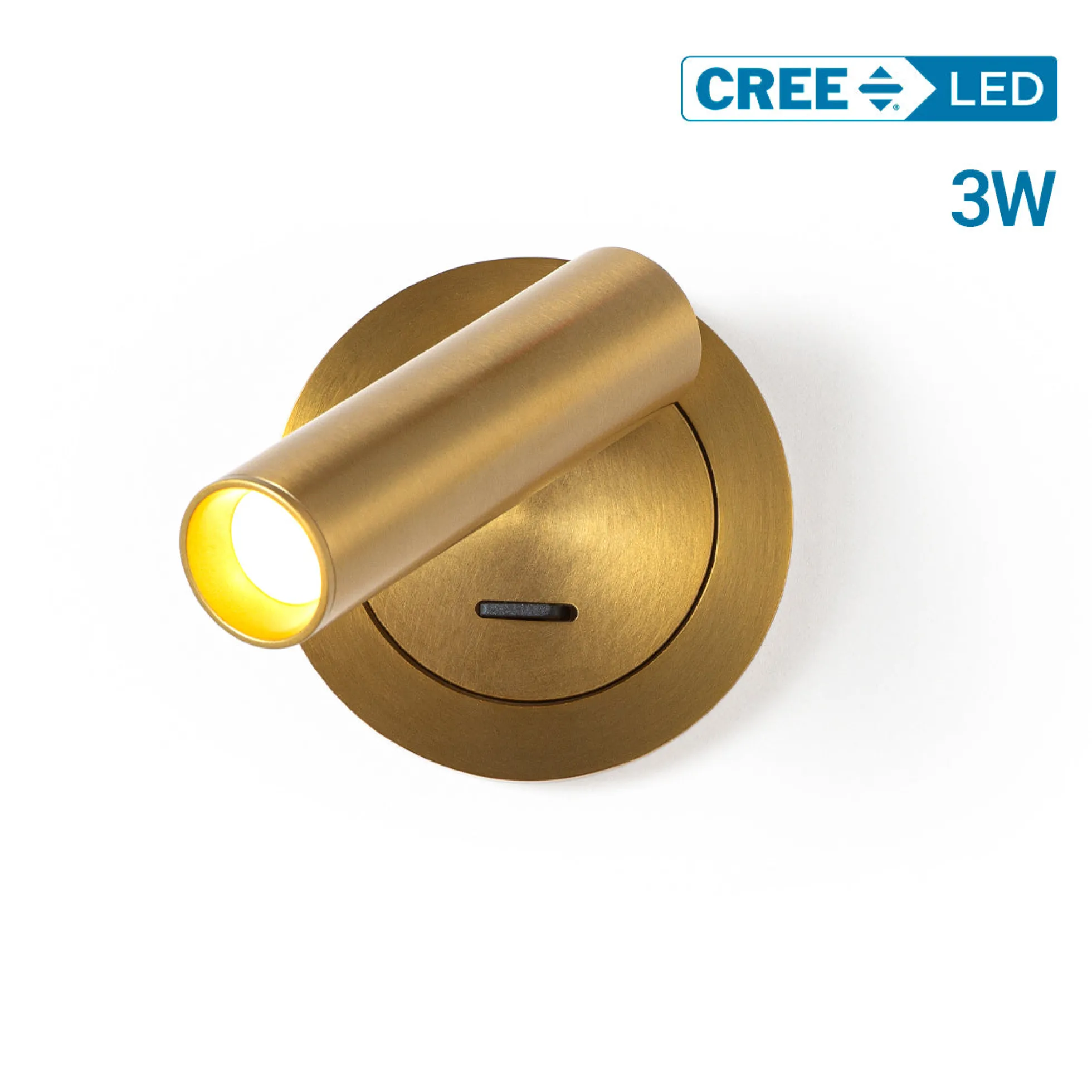 Aplique empotrable para lectura "MILSA" - 3W - 2700K - CRI 85