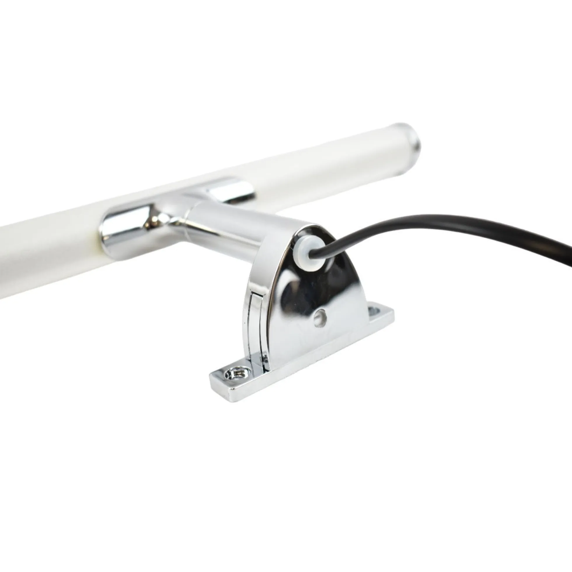 Aplique espejo baño LED tubular - 30cm - 5W | 3 formas de fijación