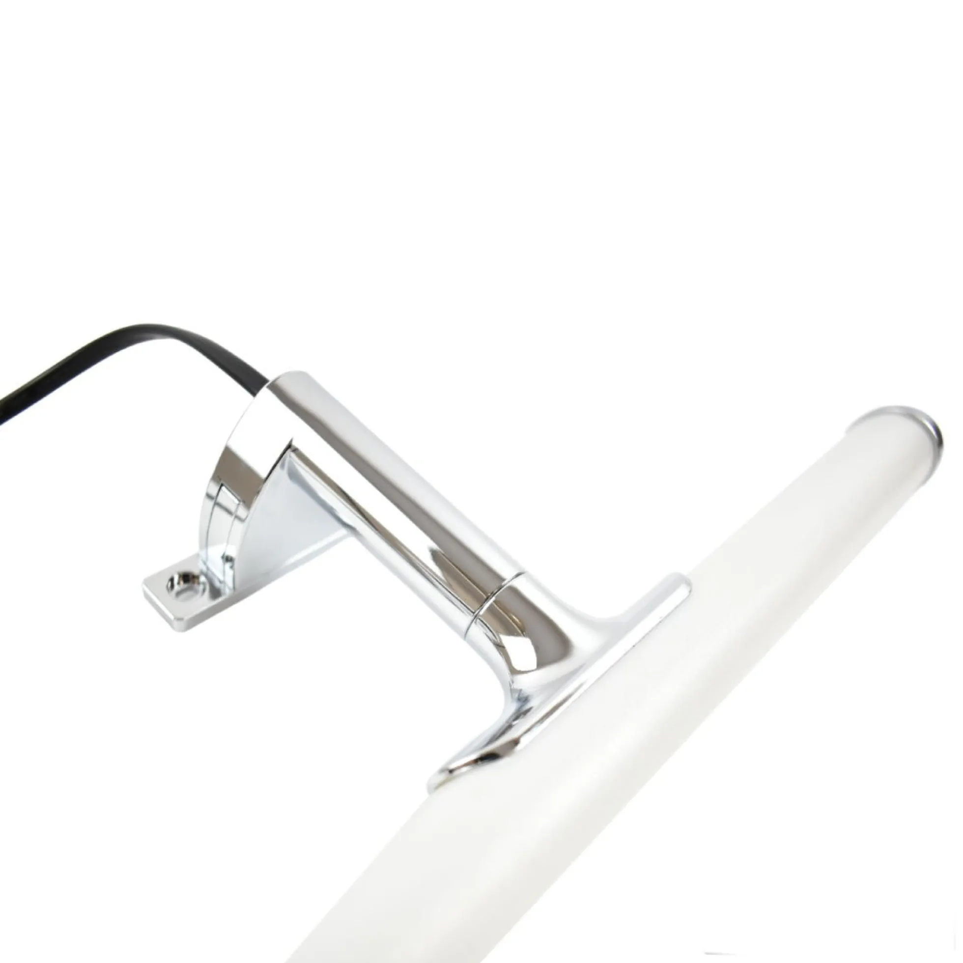 Aplique espejo baño LED tubular - 30cm - 5W | 3 formas de fijación
