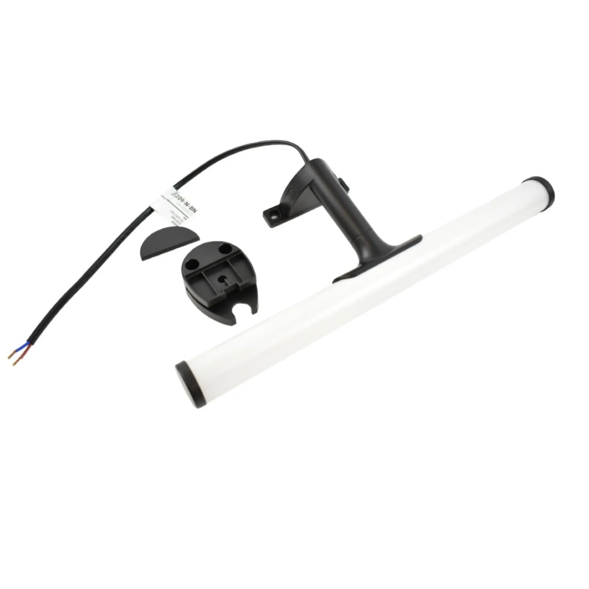 Aplique espejo baño LED tubular - 30cm - 5W | 3 formas de fijación
