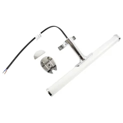Aplique espejo baño LED tubular - 30cm - 5W | 3 formas de fijación