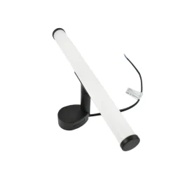Aplique espejo baño LED tubular - 30cm - 5W | 3 formas de fijación