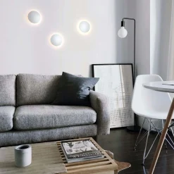 Aplique LED de pared circular 