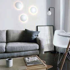Aplique LED de pared circular 