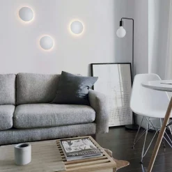Aplique LED de pared circular 