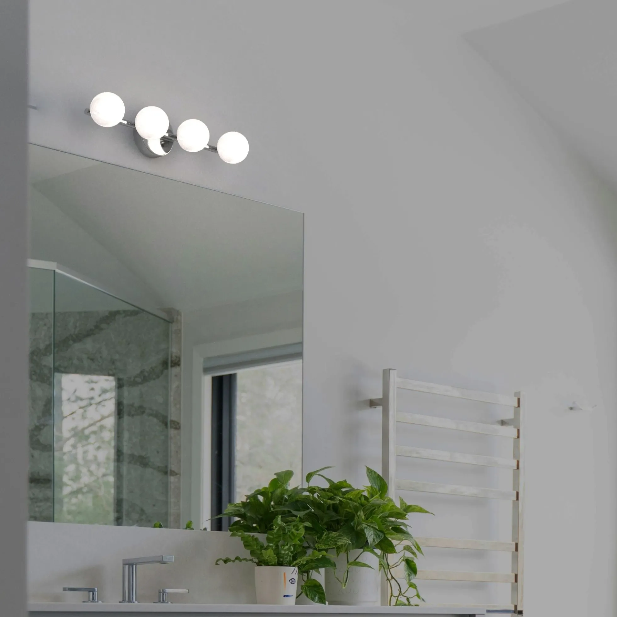 Aplique LED para baño - Esferas frontales - 12W - 4000K