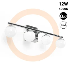 Aplique LED para baño - Esferas - 12W - 4000K