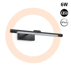 Aplique LED para baños - 6W - 4000K - IP44