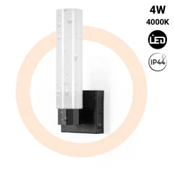 Aplique LED tubular para baño - 4W - 320lm - IP44