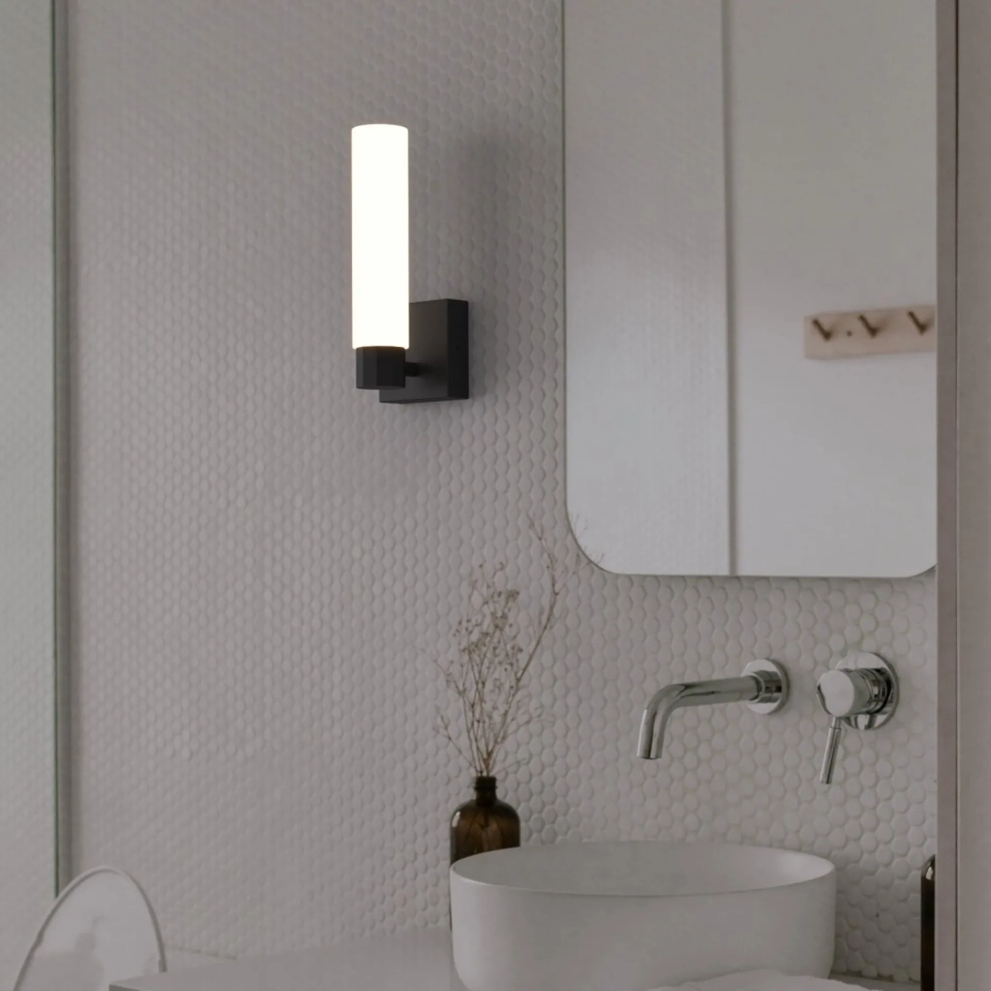 Aplique LED tubular para baño - 4W - 320lm - IP44