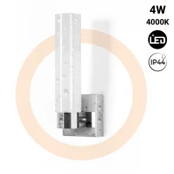 Aplique LED tubular para baño - 4W - 320lm - IP44
