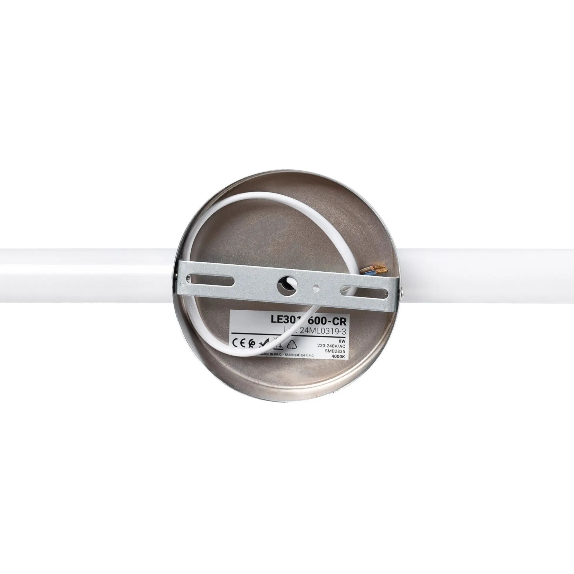 Aplique LED tubular para baño - 8W - 720lm - IP44 - 60cm