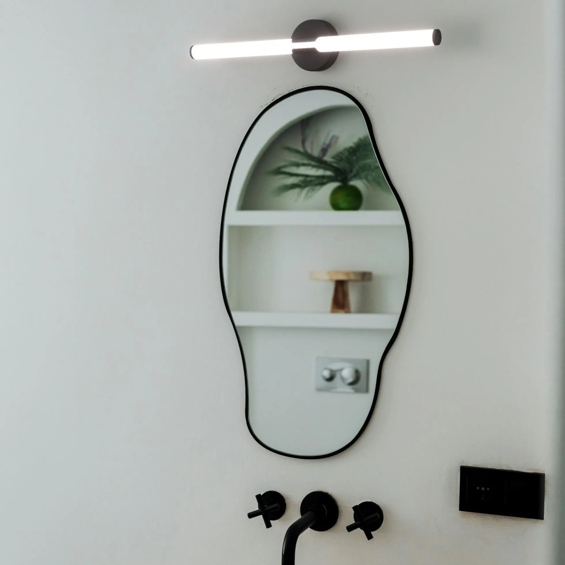 Aplique LED tubular para baño - 8W - 720lm - IP44 - 60cm