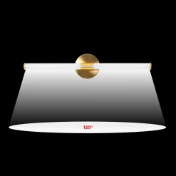 Aplique LED tubular para baño - 8W - 720lm - IP44 - 60cm