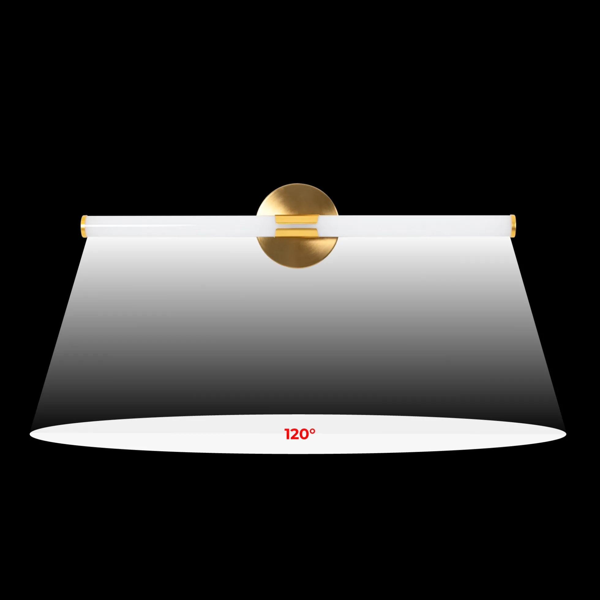 Aplique LED tubular para baño - 8W - 720lm - IP44 - 60cm