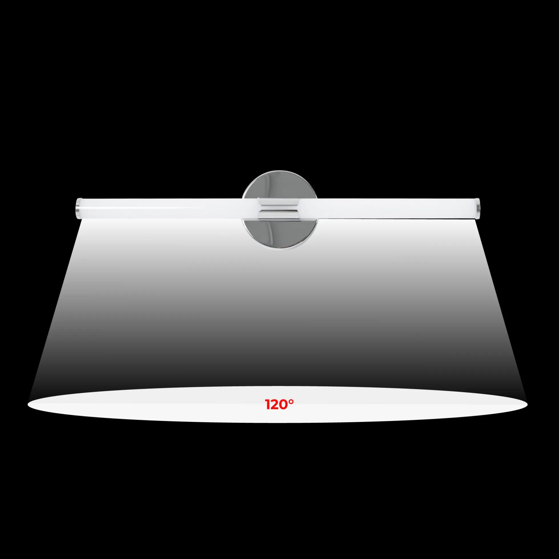 Aplique LED tubular para baño - 8W - 720lm - IP44 - 60cm