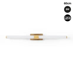 Aplique LED tubular para baño - 8W - IP44 - 60cm