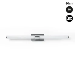 Aplique LED tubular para baño - 8W - IP44 - 60cm