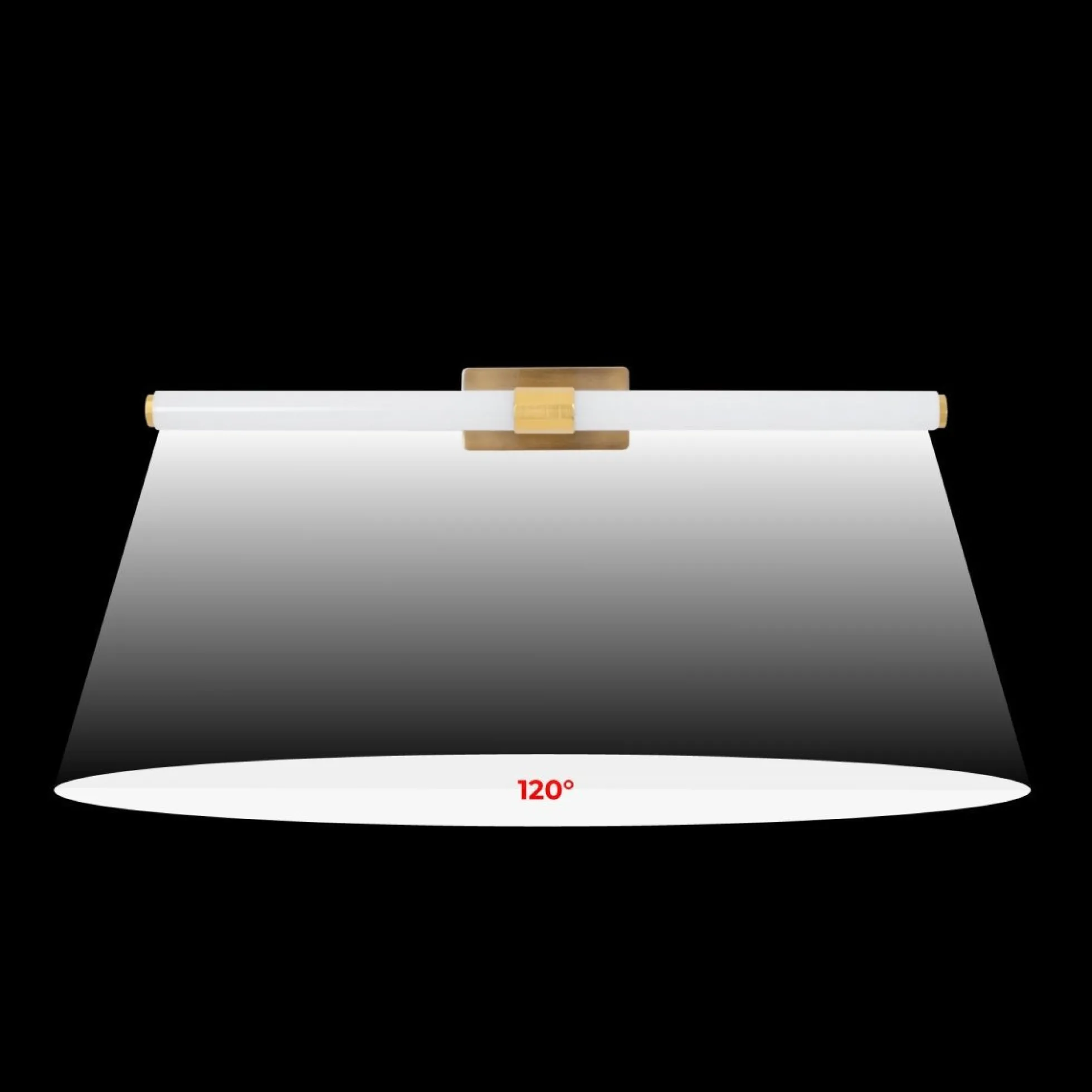 Aplique LED tubular para baño - 8W - IP44 - 60cm