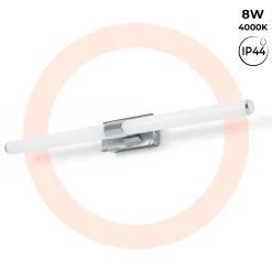 Aplique LED tubular para baño - 8W - IP44 - 60cm