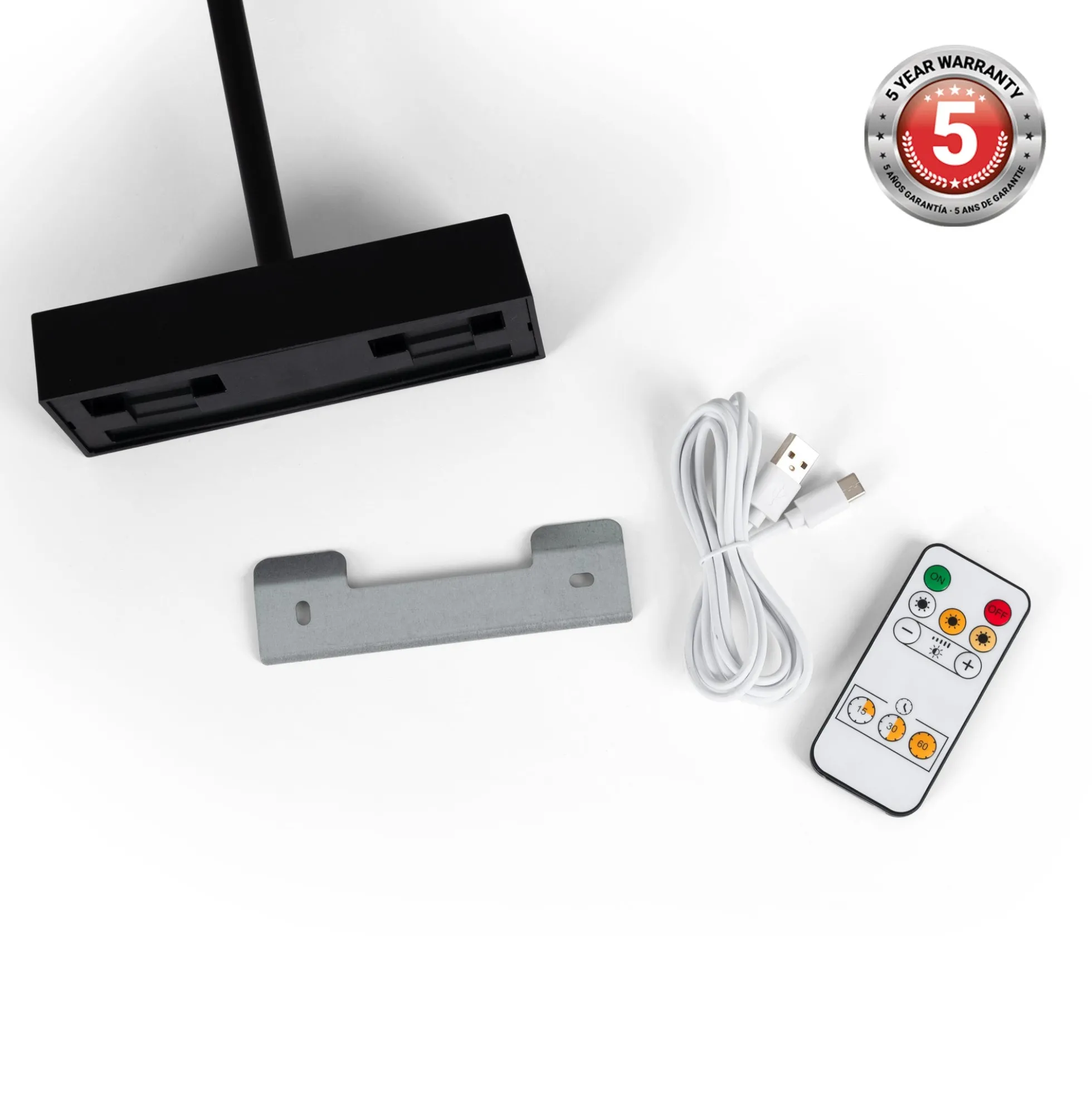 Aplique LED 4W con batería - Mando a distancia - CCT + DIM + Temporizador